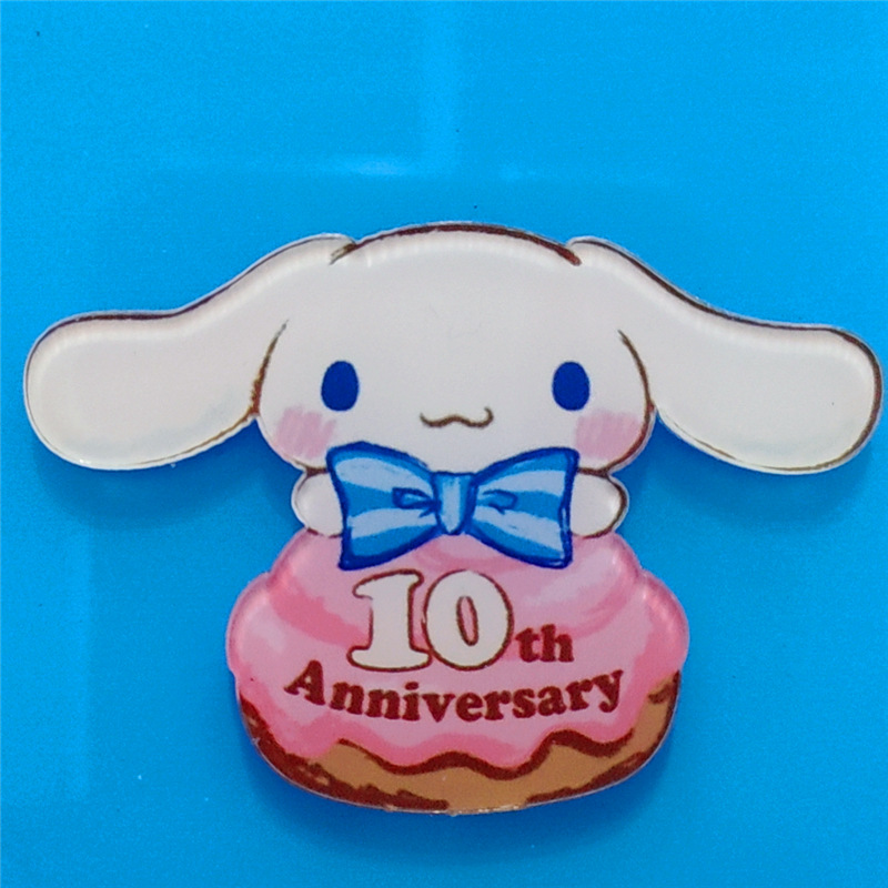 Harajuku Gemini acrílico broche de dibujos animados insignia bolsa accesorios periféricos DIY teléfono móvil Shell parche