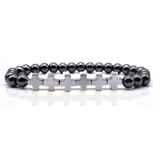 Cross-border new fashion multi-piece men's bracelet elegant beaded men's zircon-inlaid bracelet set factory direct sales