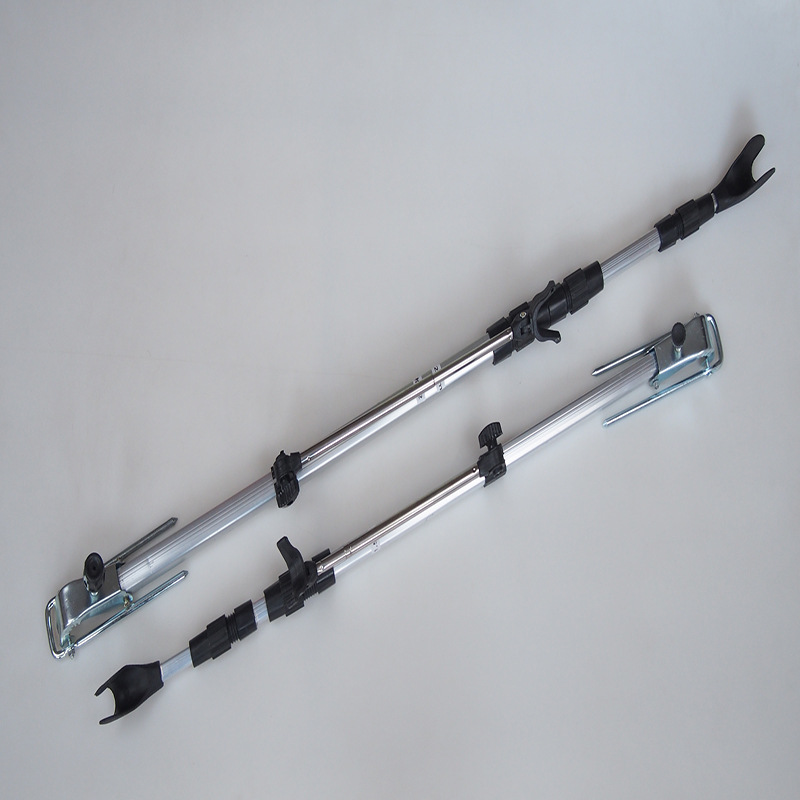 Fishing Rod Holder Stand, Ground-Insert Aluminum Alloy Bracket, Telescopic Positioning Rod Holder, Fishing Gear