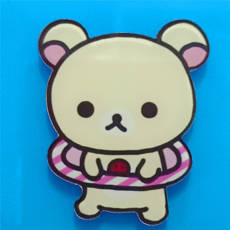 Harajuku Gemini acrílico broche de dibujos animados insignia bolsa accesorios periféricos DIY teléfono móvil Shell parche