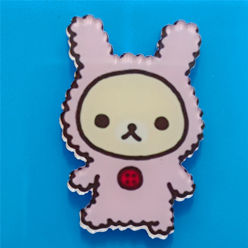 Harajuku Gemini acrílico broche de dibujos animados insignia bolsa accesorios periféricos DIY teléfono móvil Shell parche