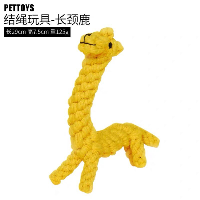 Perro de peluche de juguete cubo francés Bichon Corgi molar resistente a la mordedura de dos colores nudo tejido de entrenamiento interactivo suministros para mascotas