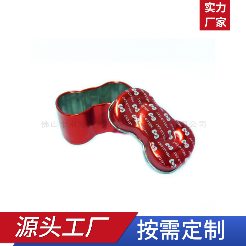 马口铁蝴蝶结盒礼品盒巧克力盒饰品盒铁制盲盒药品铁盒