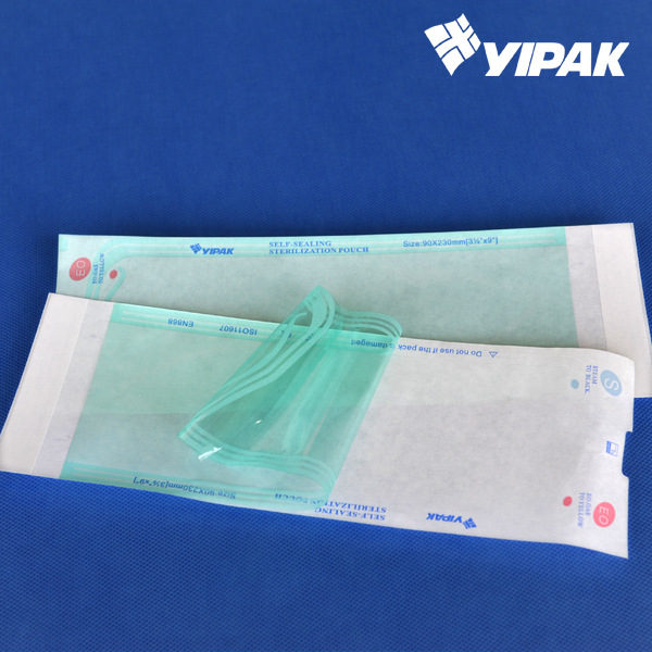 一次性医用自粘封口灭菌袋/EO、Steam灭菌自封口纸塑袋