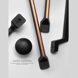 美式新欧式柜门拉手高档橱柜雾咖啡把手衣柜们拉手抽屉电视柜直销