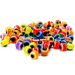 Lure fishing tackle accessories, new fish eye bead blocker, 6mm 8mm five colors Texas rig bead blocker craft decoration
