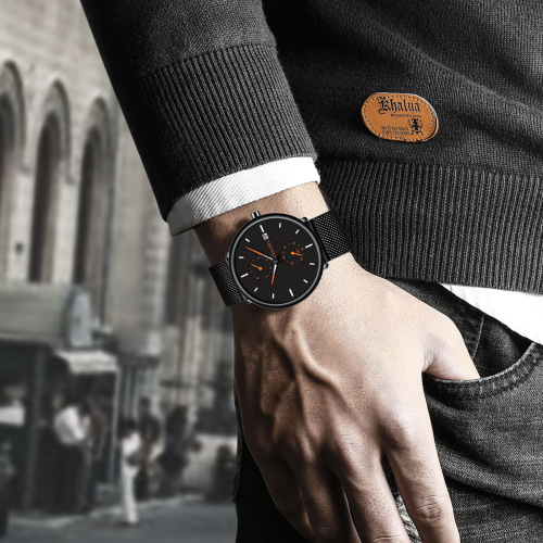 Multifunction Men's Watch, New Waterproof Fashion Wrist Watch, Factory Wholesale High-Grade Quartz Watch