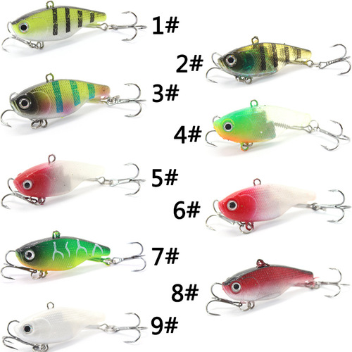 Luya fake software package lead fish, artificial bait package lead VIB bait soft fish soft bait sea bass soft plastic fishing bait 4.5cm13g