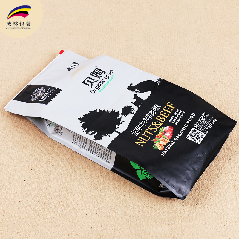 狗粮包装袋宠物食品袋猫粮袋子源头厂家四边封滑块拉链自封袋优惠