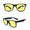 Glasses, transport, yellow lightweight sunglasses, lens