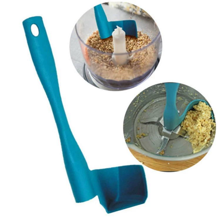 Rotating scraper mixer feeding tools for pot wall scrape kitchen tools