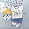 Children's sleeves, set, summer cotton T-shirt for boys, shorts, children's clothing, Korean style, wholesale