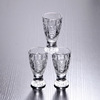 Franco crystal flower glass wine glass one or two white wine glass wholesale thick glass wine glass