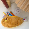 Brand cute plush pencil case for elementary school students, capacious storage bag, South Korea