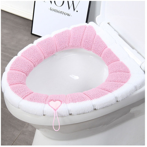 [Two-color toilet seat] Thickened autumn and winter toilet seat cover for all seasons, toilet seat toilet seat toilet seat cushion wholesale