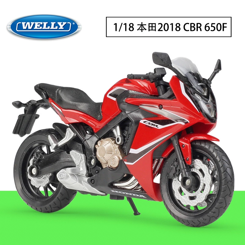 WELLY Honda, реалистичная металлическая модель тяжелого автомобиля, масштаб 1:18, 2018