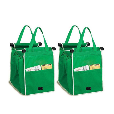 Folding green shopping bag non-woven cloth