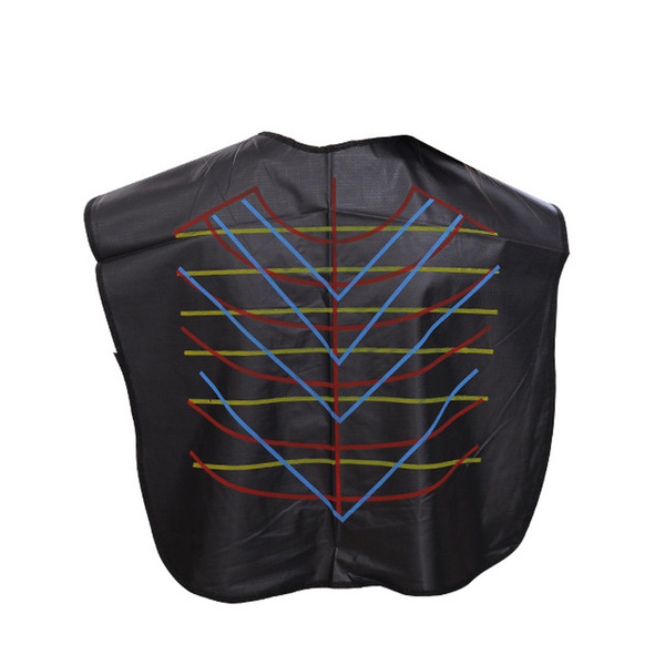 Waterproof cloak for hair colouring