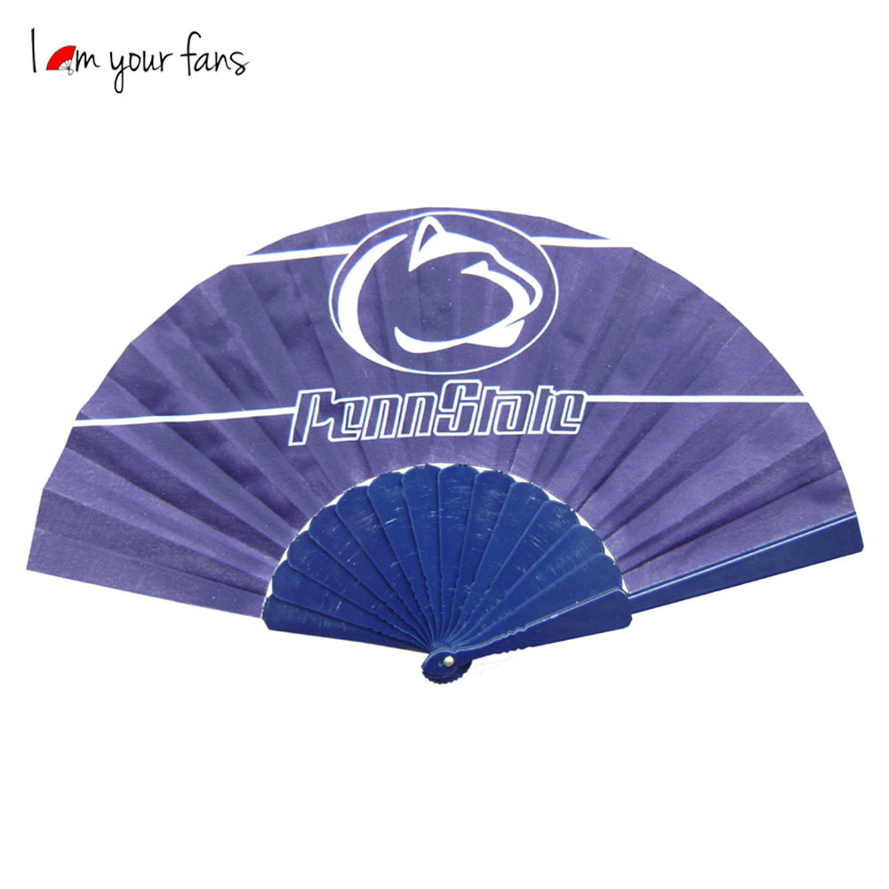 Abanicos Promocionales Personalizados, Abanicos Publicitarios con Marco de Plástico, se Pueden Personalizar con su Propio Diseño, Disponibles en Marco de Plástico con Superficie de Papel y Superficie de Tela