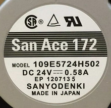 �ձ��M������ San Ace 109E5724H501 24V 0.58A ���L��ɢ���L��
