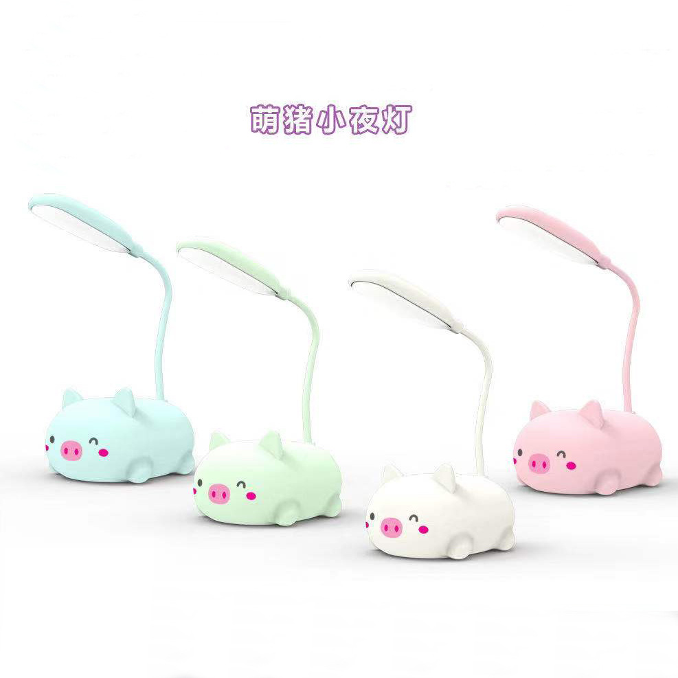 Dibujos Animados creativo plegable LED pequeña lámpara de mesa estudiante aprendizaje ojo protección libro luz USB carga mini luz de la noche