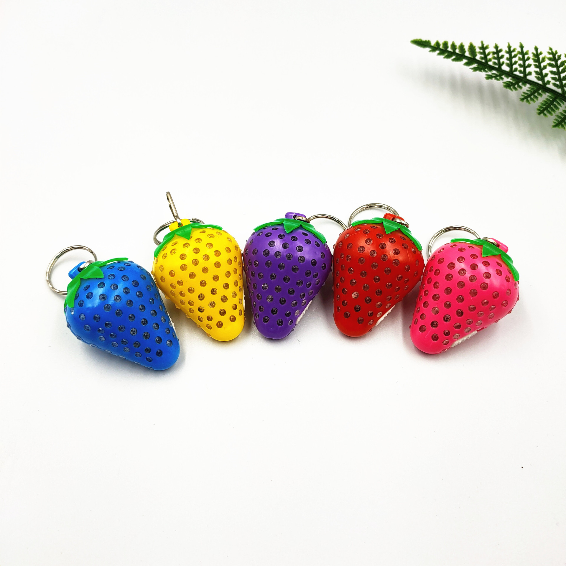 Transfronterizo caliente LED luminoso fresa llavero colgante regalo creativo puesto de suministro de juguetes para niños