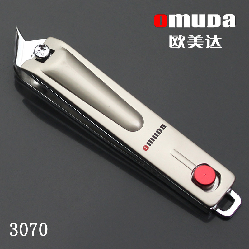 Omeda 3070 Large Nail Clippers with Angled Blade, Portable Household Nail Cutter 3080 Medium Size with Angled Tip Omeda 3070 Large Nail Clippers with Angled Blade, Portable Household Nail Cutter 3080 Medium Size with Angled Tip