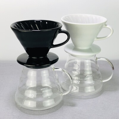 V60陶瓷手冲咖啡滤杯滴漏式滤杯|ru