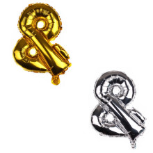 16寸符号铝膜气球 金色银色气球生日派对装饰气球晚会气球