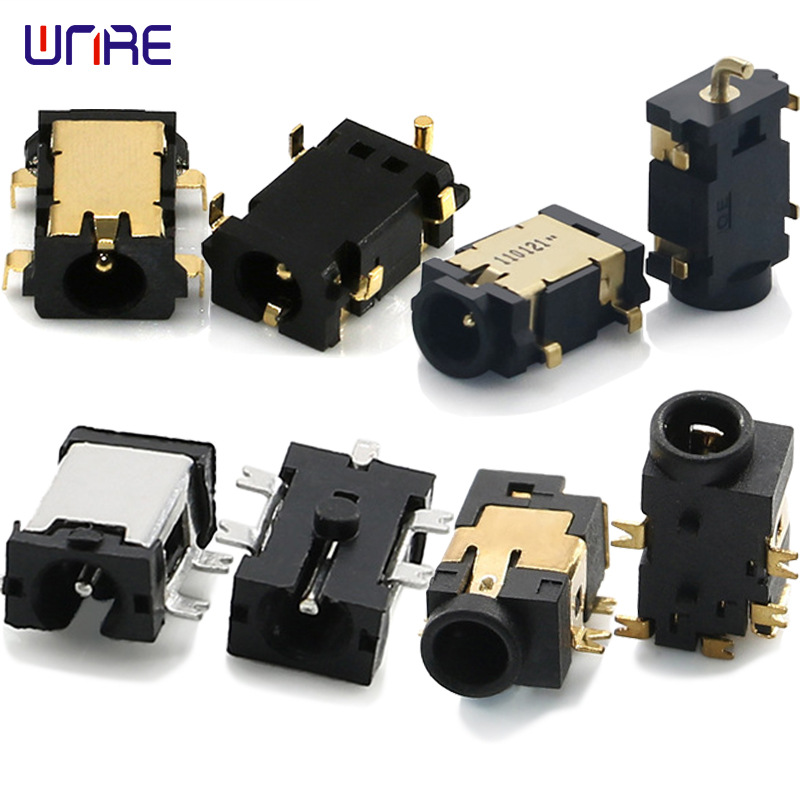 厂销DC-361插座平板电脑电源接口沉板式5脚卧插充电口2.5母座接头