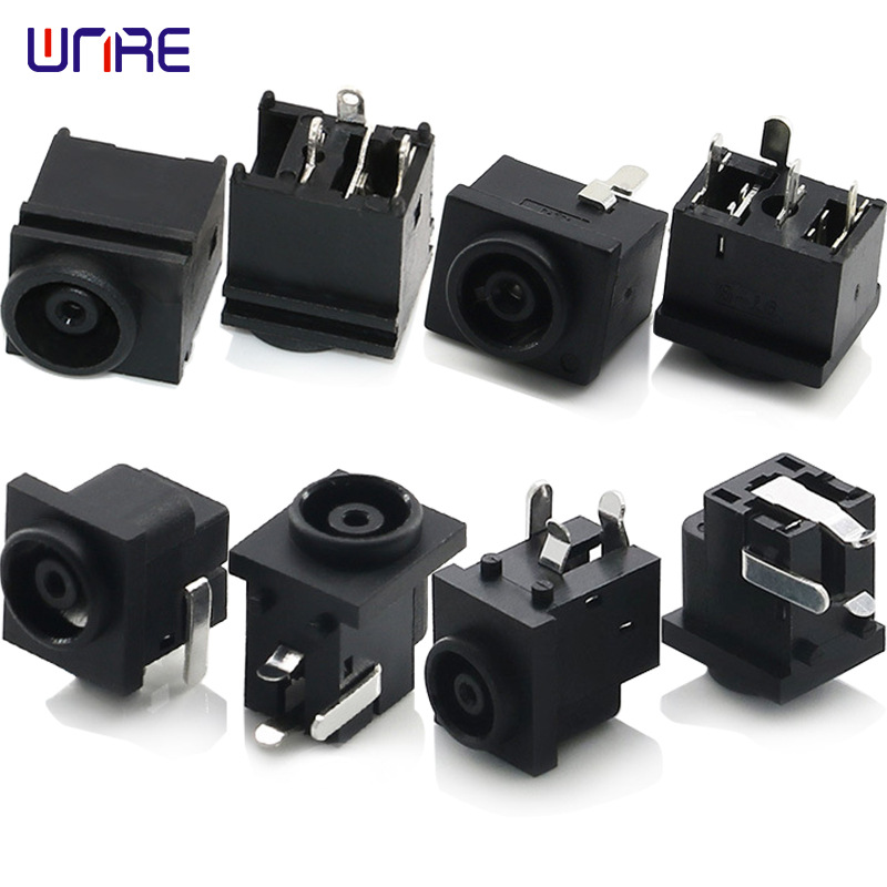12v DC power socket 1.3*4.0*7 notebook horizontal plug-in three-pin…