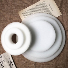 Bird's nest plastic box, silky bird's nest packaging box, white sponge pad, bird's nest gift box, filling, circular lining sponge