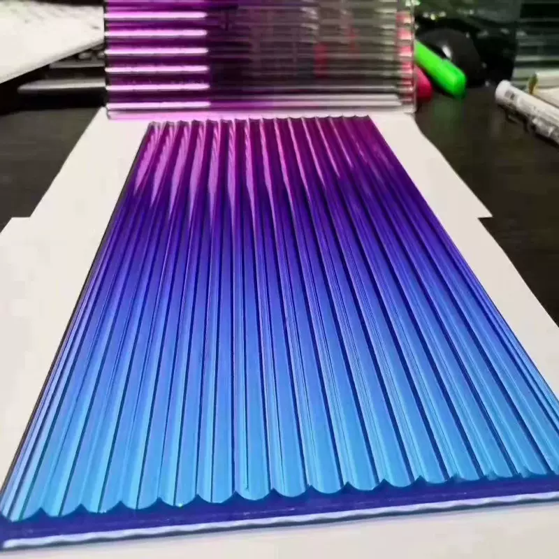 蓝色渐变膜玻璃贴膜夹胶膜防水隔断膜玻璃夹建筑装饰膜玻璃窗透光