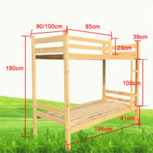 上下高低双层实木床 子母床组合上下实木床员工学生宿舍双层木床