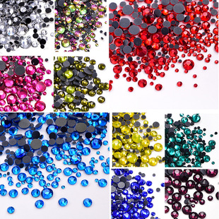 Factory wholesale DMC hot melting glue drill DIY clothing creative decoration rhinestone glass crystal jewelry accessories