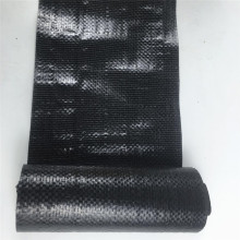 黑色编织布 手提袋蓬布用料PE淋膜复合编织布收纳耐用防水