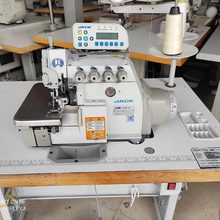 二手杰克四线电脑锁边机电动直驱包缝机工业缝纫自动剪线打边车家