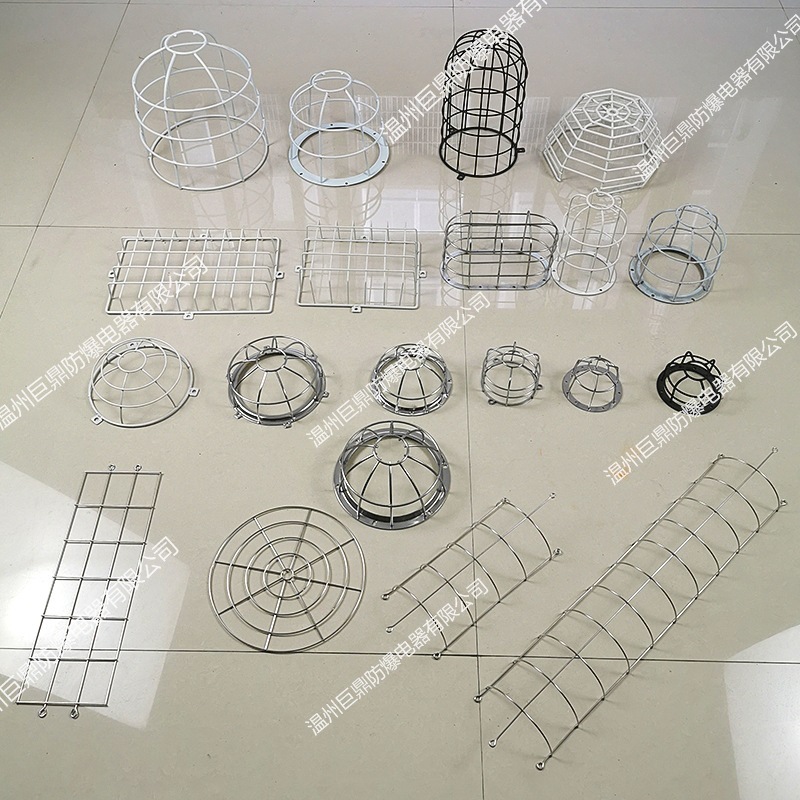 Factory direct explosion-proof lampshade LED protective mesh cover wire lampshade protective wire mesh cover anti-collision protective lampshade