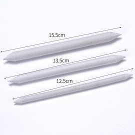 厂家直销白色3支装双头纸擦笔新闻纸素描纸擦笔 修正笔涂抹笔铅笔