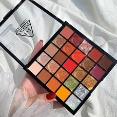 CoolBarbie 25-color eyeshadow European and American pearlescent multi-color internet celebrity same matte 25-color eyeshadow palette