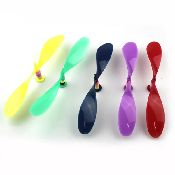 Creative DIY detachable propeller hat accessories bamboo dragonfly personality baseball cap luminous propeller wholesale