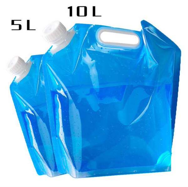 Folding climbing bucket