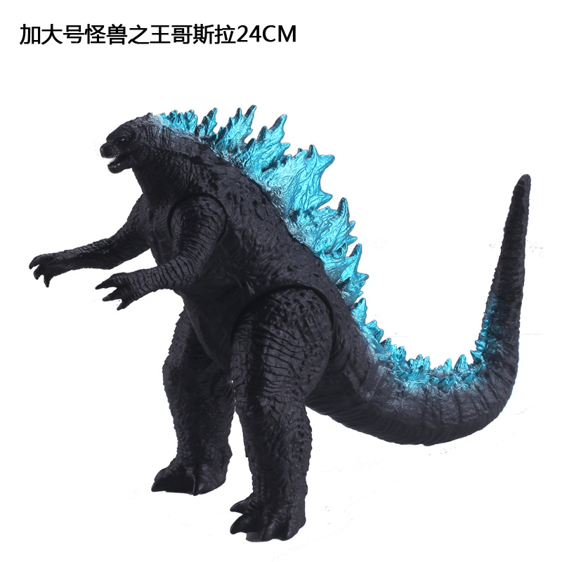 Modelo de juguete de goma suave del dinosaurio del monstruo del dinosaurio de GODZILLA extremidades movibles regalo del juguete de la muñeca del vinilo