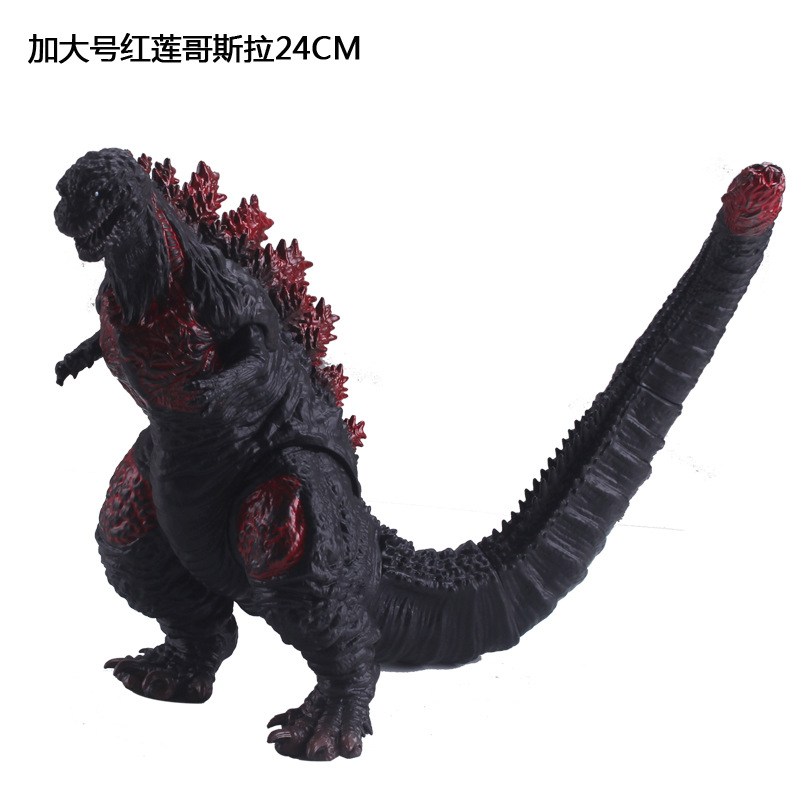 Modelo de juguete de goma suave del dinosaurio del monstruo del dinosaurio de GODZILLA extremidades movibles regalo del juguete de la muñeca del vinilo