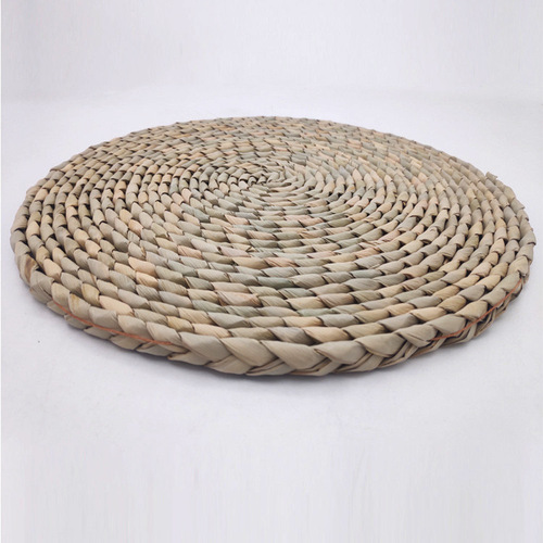 Straw placemats, cattails, hand-woven table mats, insulation mats, Western food mats, coasters, bowl mats, plate mats, casserole mats