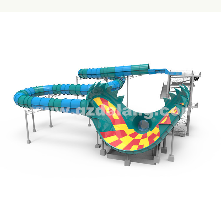 Guangdong Dalang Has Been Producing Water Amusement Equipment for More Than 20 Years. Devil Fish Slide/Large Water Park Slide
