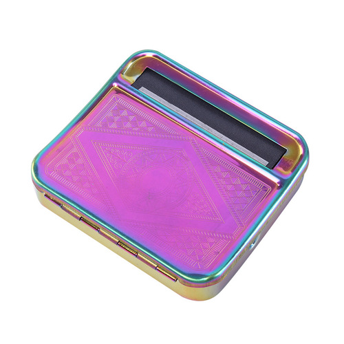 70mm78mm110mm cigarette rolling machine metal box semi-automatic three specifications multi-pattern smoking accessories