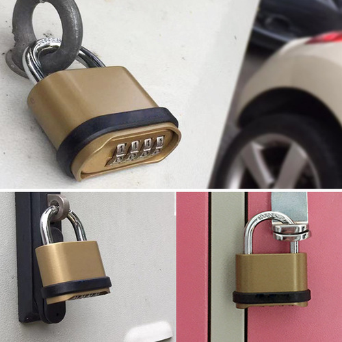 Large mechanical code lock padlock door warehouse truck anti-theft code padlock head wholesale 25008