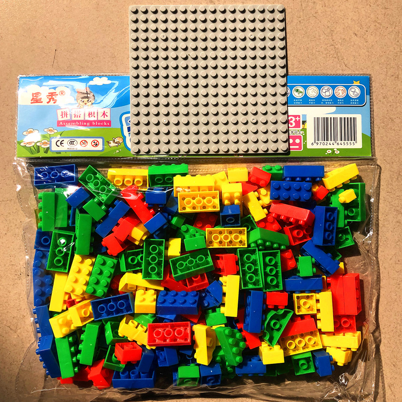 Bloque de copo de nieve de jardín de infancia al por mayor transfronterizo montaje puesto de juguete de escritorio a granel rompecabezas tubo de rueda