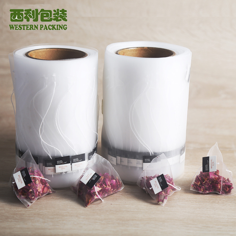PLA玉米纤维丝网包材 带线标茶包袋泡茶食品过滤袋 标签可制定